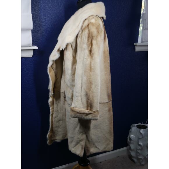 Gorgeous Laser Sheared & Long Hair Mink Fur Coat Jacket - Picture 3 of 6